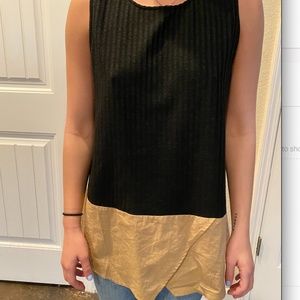 Black and Tan tank top